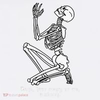 Skeleton Praying X Lord Have Mercy Sinner Gothic Blackwork Women's Tank Top thumb 5