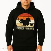 Squirrel Protect Your Nuts Forest Rodent Hoodie thumb 2