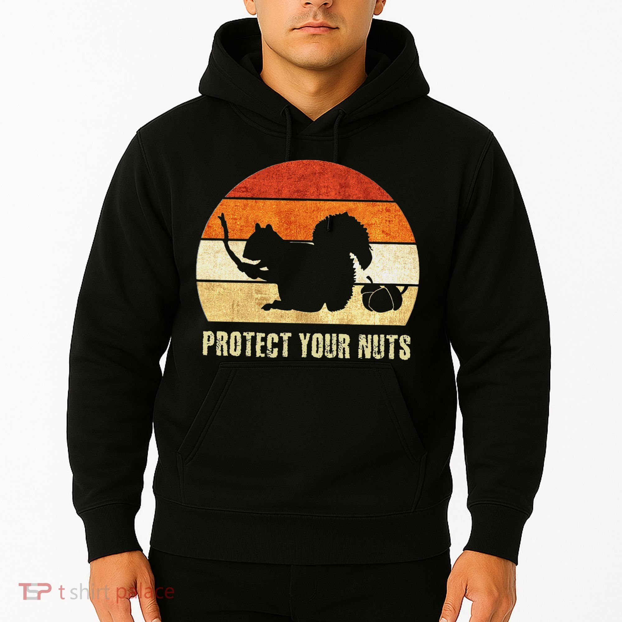 Squirrel Protect Your Nuts Forest Rodent Hoodie