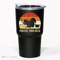 Squirrel Protect Your Nuts Forest Rodent Tumbler thumb 0