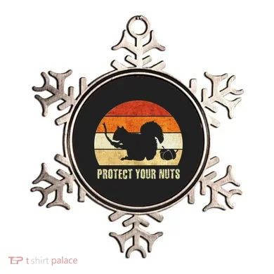 Squirrel Protect Your Nuts Forest Rodent Ornament