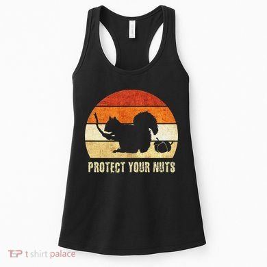 Squirrel Protect Your Nuts Forest Rodent Women's Tank Top
