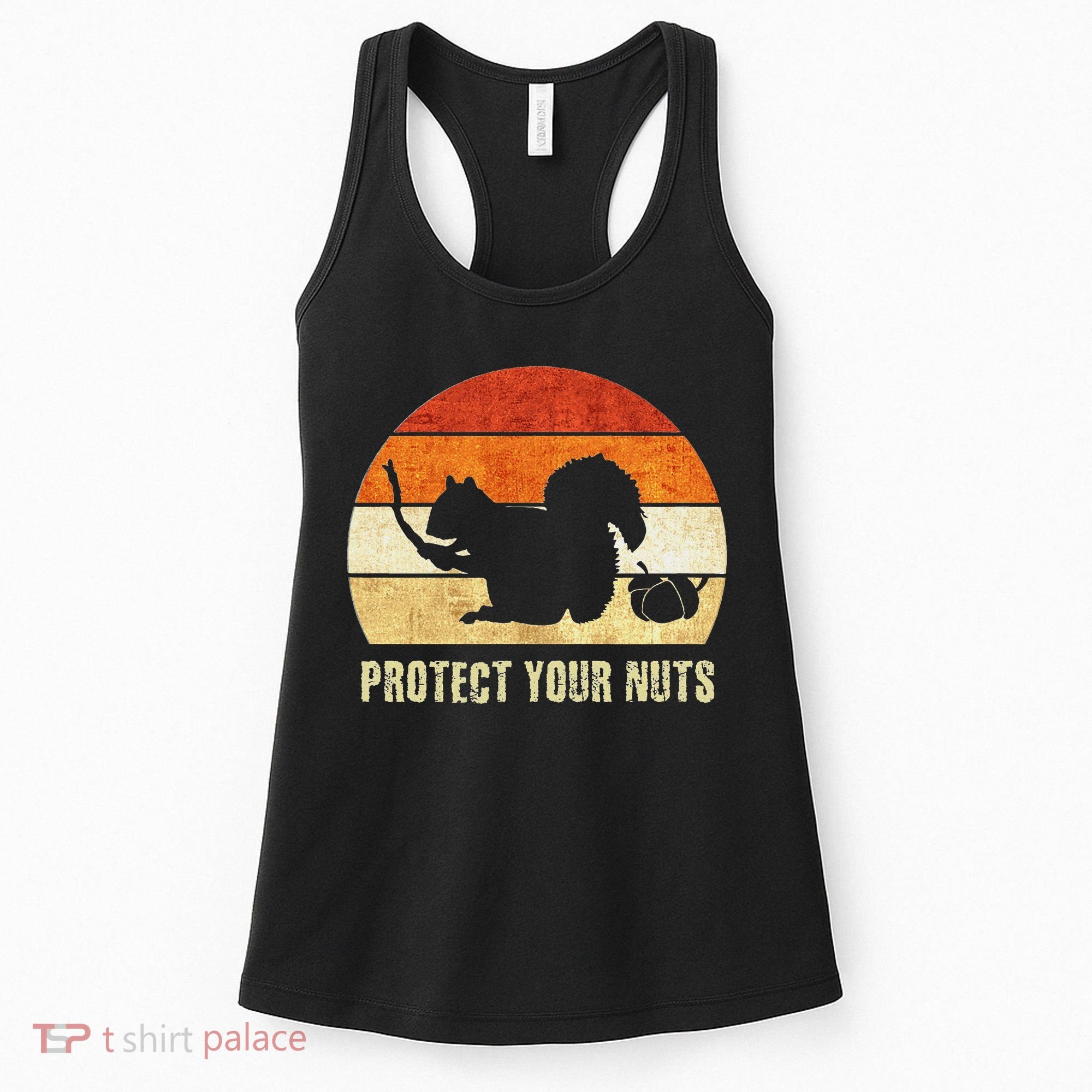 Squirrel Protect Your Nuts Forest Rodent Women's Tank Top