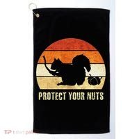 Squirrel Protect Your Nuts Forest Rodent Golf Towel thumb 0