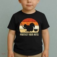 Squirrel Protect Your Nuts Forest Rodent Toddler T-Shirt thumb 2