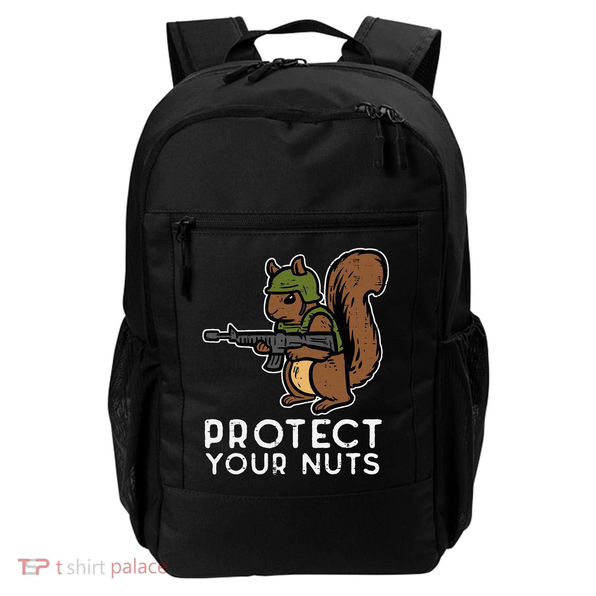 Squirrel Protect Your Nuts Funny Chipmunk Women Boy Backpack