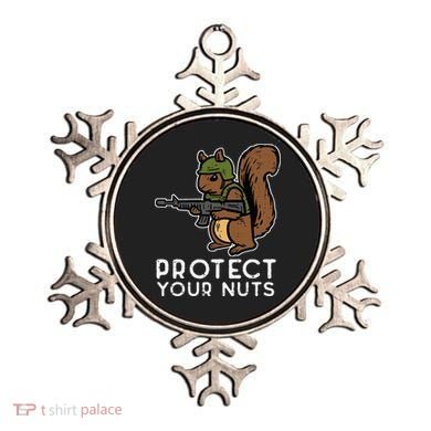 Squirrel Protect Your Nuts Funny Chipmunk Women Boy Ornament