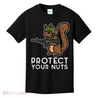 Squirrel Protect Your Nuts Funny Chipmunk Women Boy Kids T-Shirt thumb 0