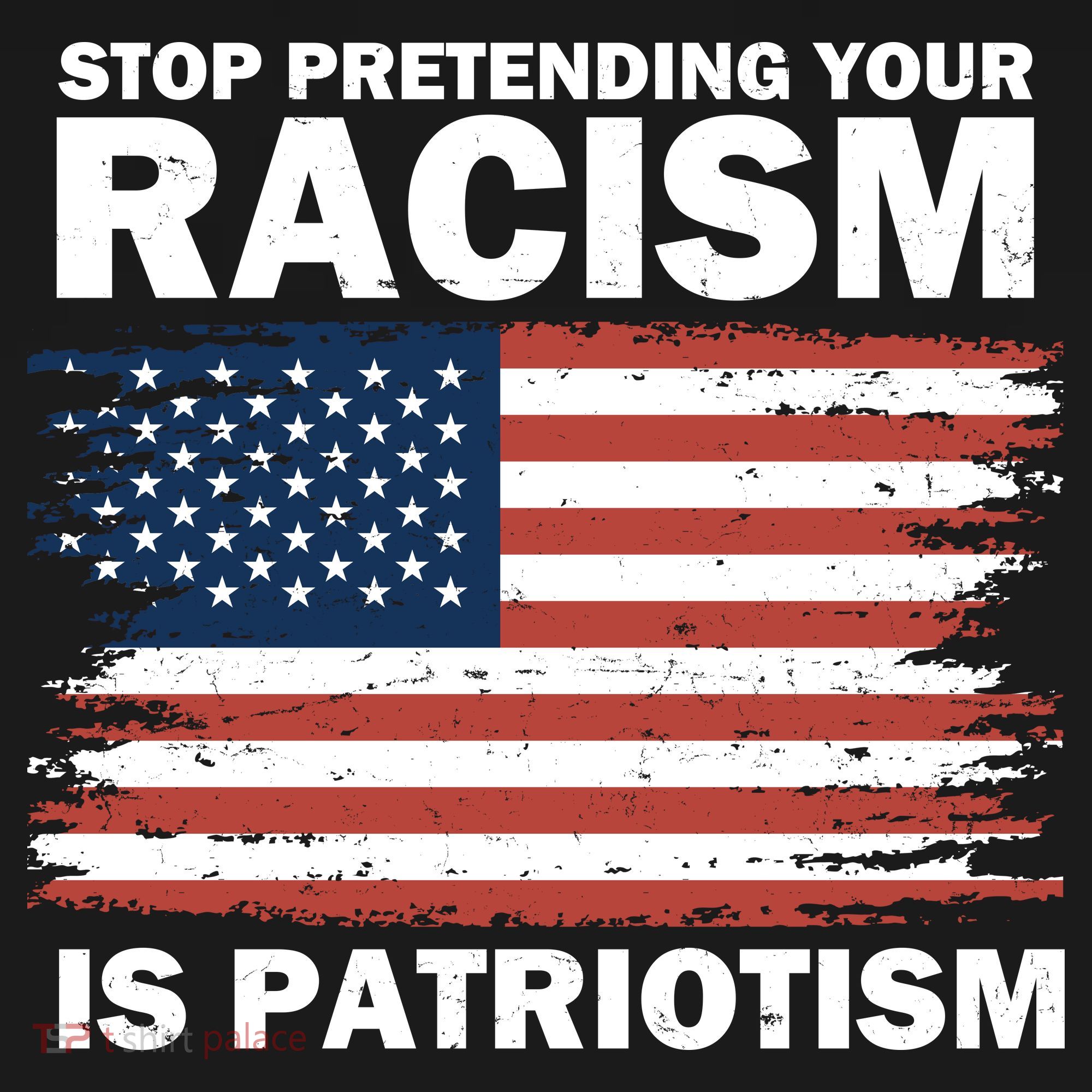 Stop Pretending Your Racism Is Patriotism Women's Hoodie