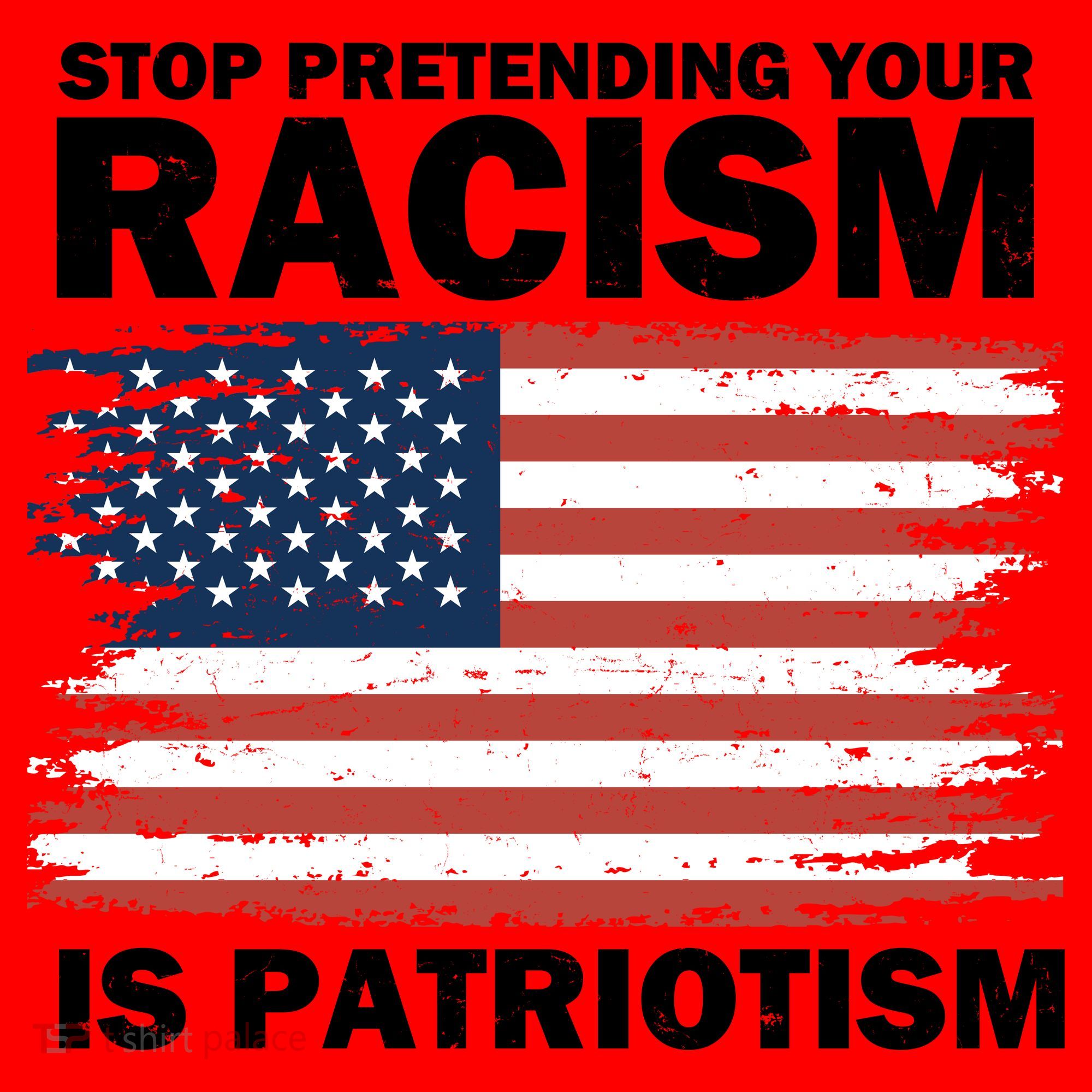 Stop Pretending Your Racism Is Patriotism Santa Hat