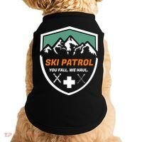 Ski Patrol You Fall We Haul Skier Assistance Skiing Apparel Meaningful Gift Doggie Tank thumb 0