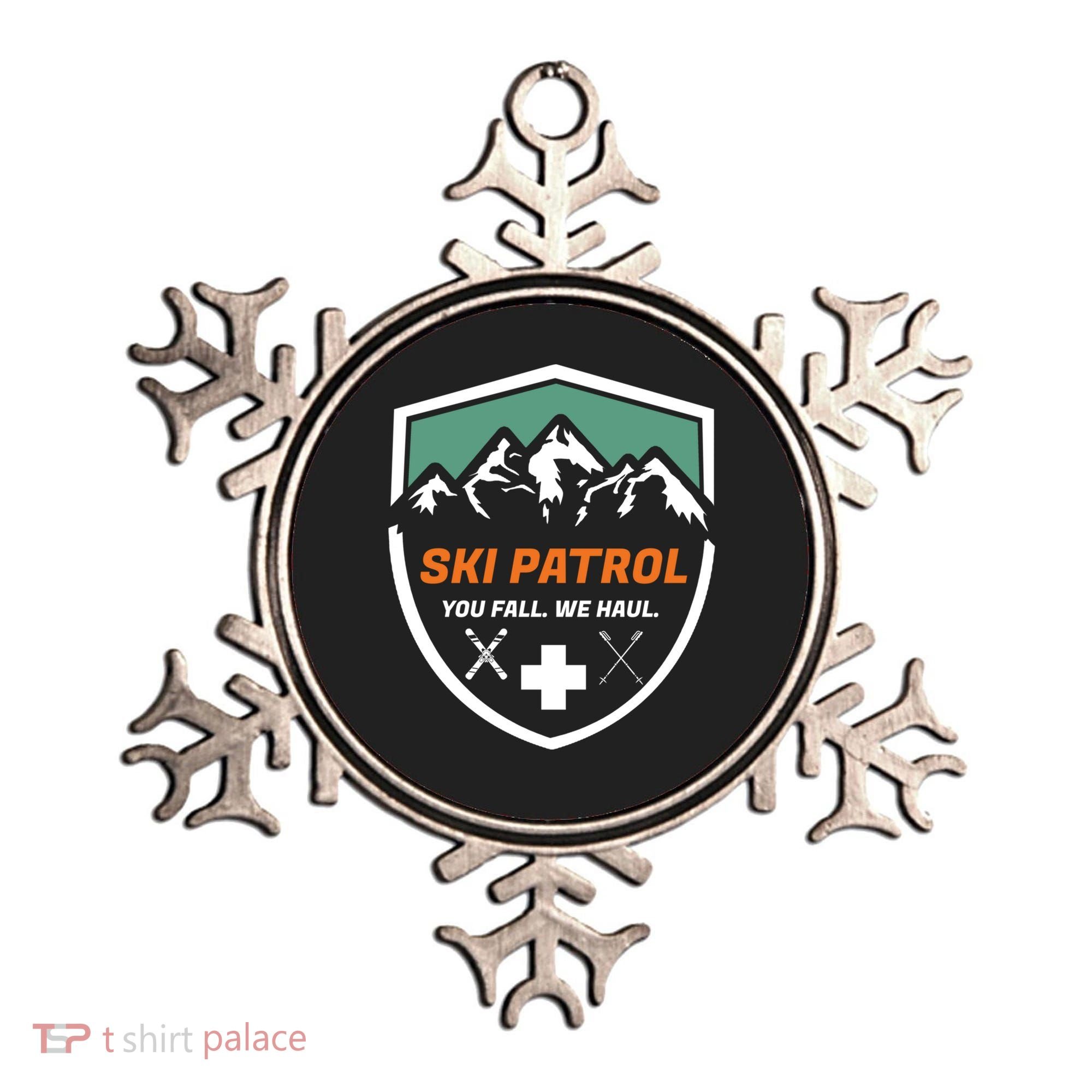 Ski Patrol You Fall We Haul Skier Assistance Skiing Apparel Meaningful Gift Ornament