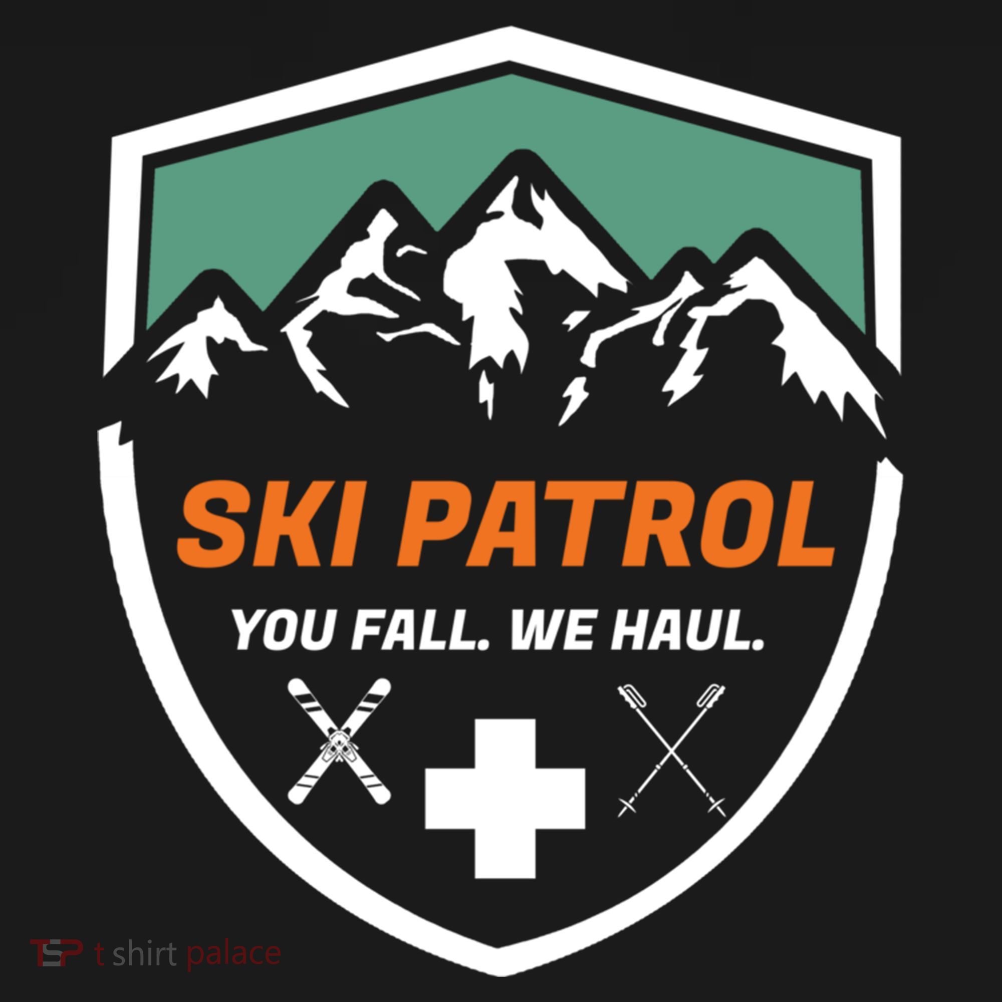 Ski Patrol You Fall We Haul Skier Assistance Skiing Apparel Meaningful Gift Ornament