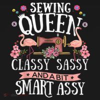Sewing Queen Classy Sassy And A Bit Smart Assy Sewer Pajama Set thumb 2