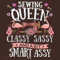 Sewing Queen Classy Sassy And A Bit Smart Assy Sewer Beanie thumb 2