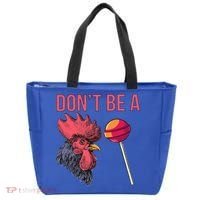 Sarcastic Quote Don't Be A Cock Sucker Funny Humoristic Gift Tote Bag thumb 0