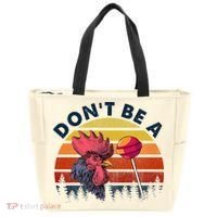 Sarcastic Quote DonT Be A Cock Sucker Funny Humoristic Tote Bag thumb 0