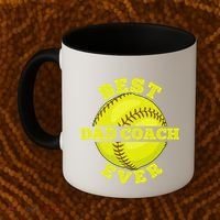 Softball Quote For Your Softball Coach Dad Great Gift Coffee Mug thumb 2