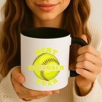 Softball Quote For Your Softball Coach Dad Great Gift Coffee Mug thumb 3