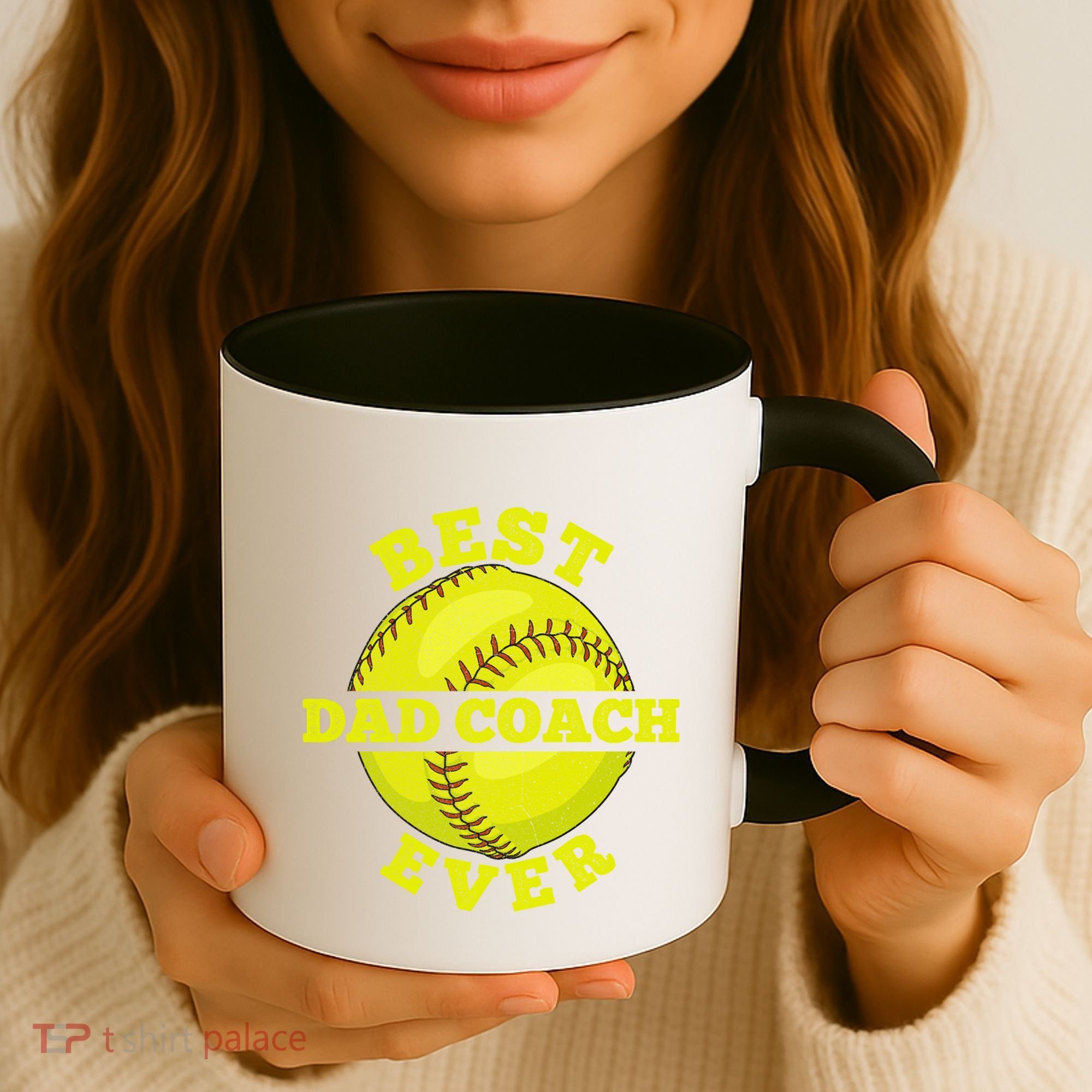 Softball Quote For Your Softball Coach Dad Great Gift Coffee Mug