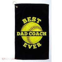 Softball Quote For Your Softball Coach Dad Great Gift Golf Towel thumb 0