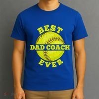 Softball Quote For Your Softball Coach Dad Great Gift T-Shirt thumb 3