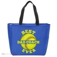 Softball Quote For Your Softball Coach Dad Great Gift Tote Bag thumb 0