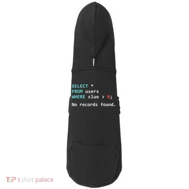 SQL Query Funny SQL Database Admin Programmer Doddie Hoodie