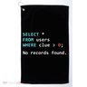 SQL Query Funny SQL Database Admin Programmer Golf Towel