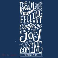 Scripture Quote Romans 8:18 Women's Long Sleeve Shirt thumb 2