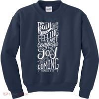 Scripture Quote Romans 8:18 Kids Sweatshirt thumb 0