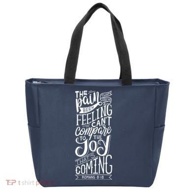 Scripture Quote Romans 8:18 Tote Bag