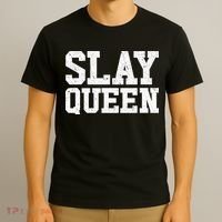 Slay Queen Slay Girl Motivation Slay Queen T-Shirt thumb 3