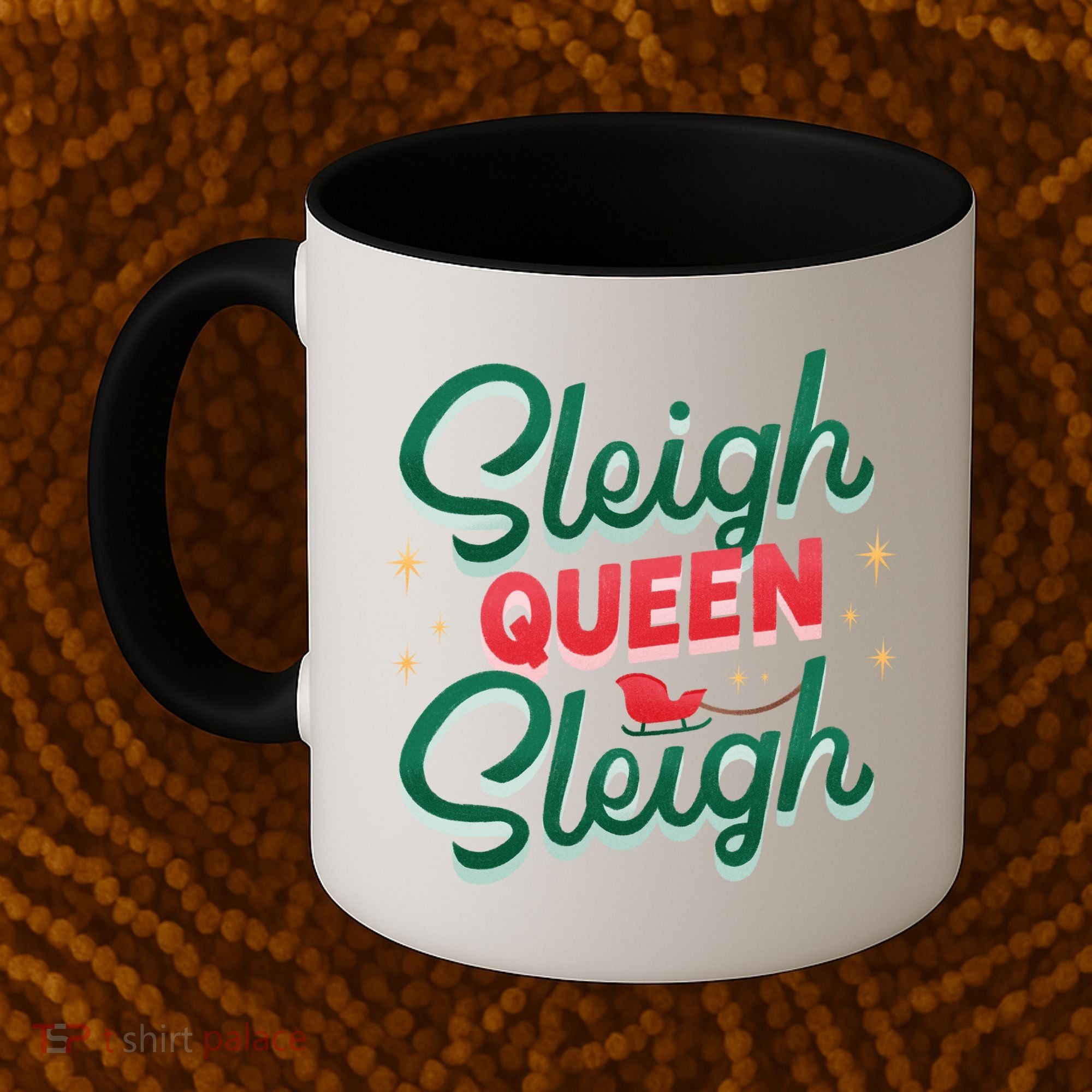 Sleigh Queen Sliegh Christmas Coffee Mug