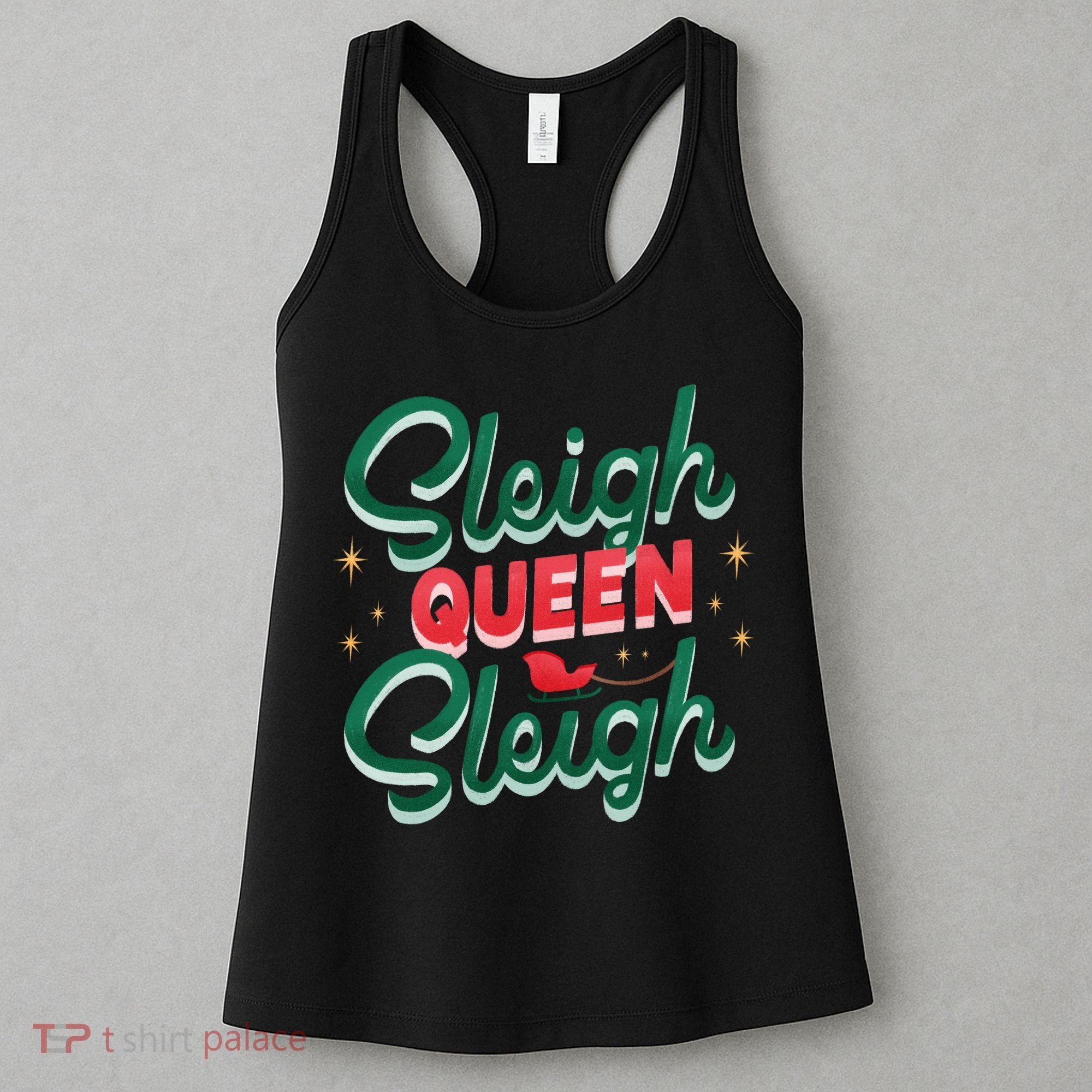 Sleigh Queen Sliegh Christmas Women's Tank Top