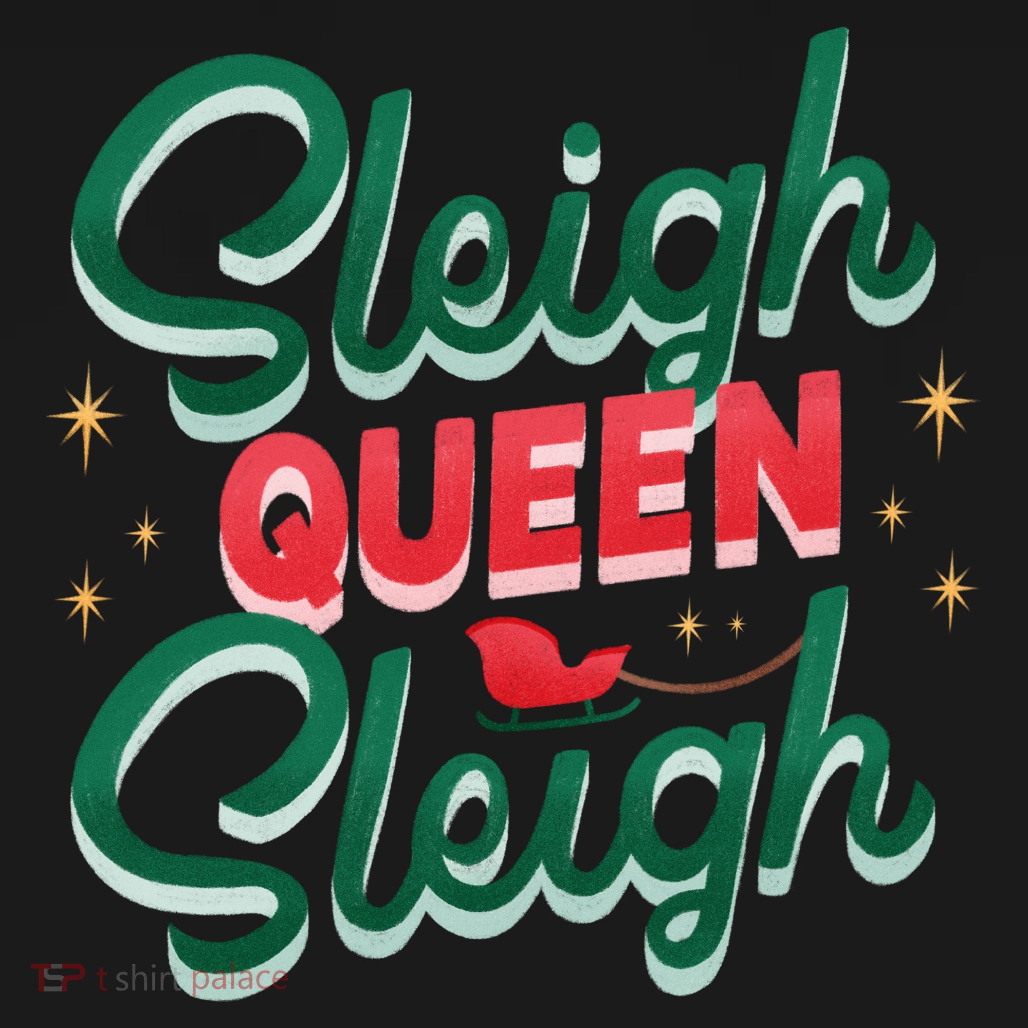 Sleigh Queen Sliegh Christmas Women's Tank Top