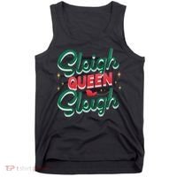 Sleigh Queen Sliegh Christmas Tank Top thumb 0