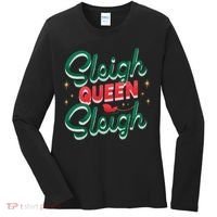 Sleigh Queen Sliegh Christmas Women's Long Sleeve Shirt thumb 0