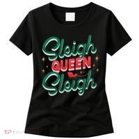 Sleigh Queen Sliegh Christmas Women's T-Shirt thumb 0