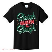 Sleigh Queen Sliegh Christmas Kids T-Shirt thumb 0