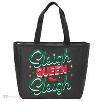 Sleigh Queen Sliegh Christmas Tote Bag thumb 0