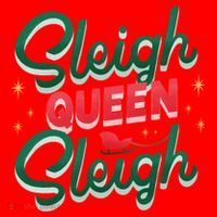 Sleigh Queen Sliegh Christmas Santa Hat thumb 1