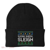 Sleigh Queen Sleigh Christmas Inspirational Xmas Gift Beanie thumb 0