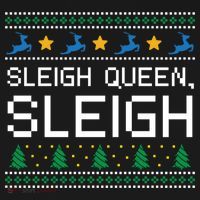 Sleigh Queen Sleigh Christmas Inspirational Xmas Gift Ornament thumb 1