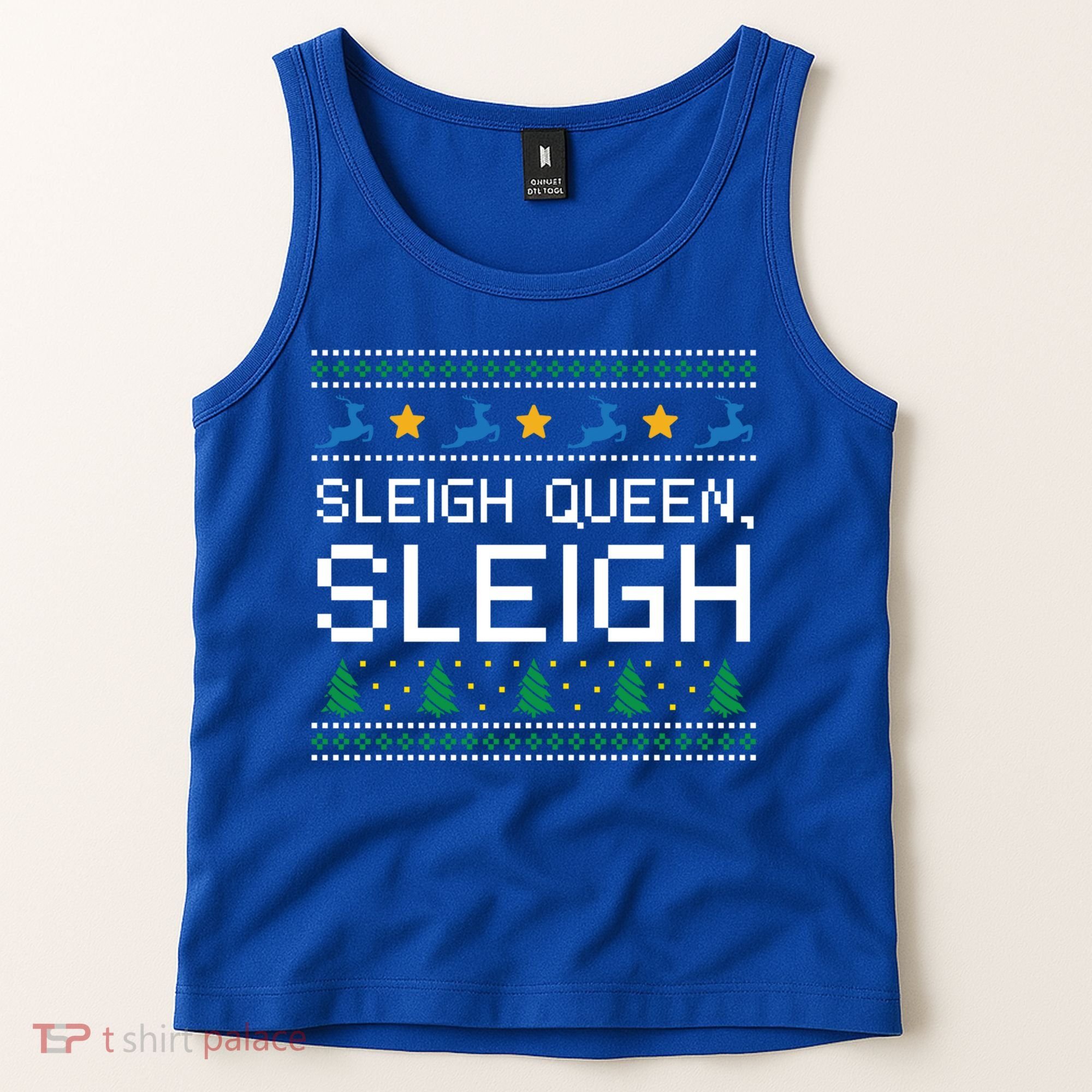Sleigh Queen Sleigh Christmas Inspirational Xmas Gift Tank Top