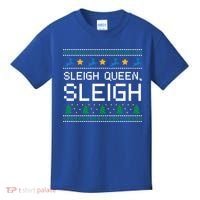 Sleigh Queen Sleigh Christmas Inspirational Xmas Gift Kids T-Shirt thumb 0