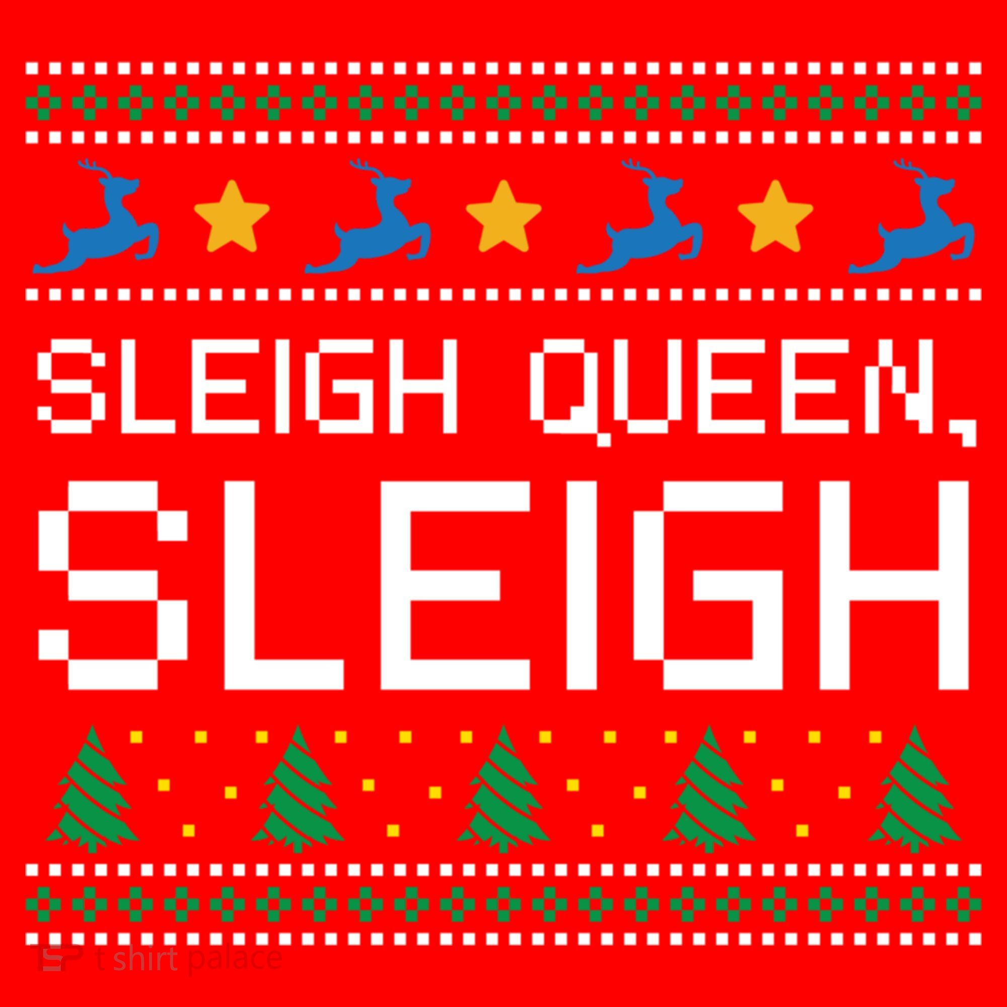 Sleigh Queen Sleigh Christmas Inspirational Xmas Gift Santa Hat
