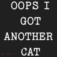 Sarcastic Quote Saying Gift Oops I Got Another Cat Mom Hat thumb 2