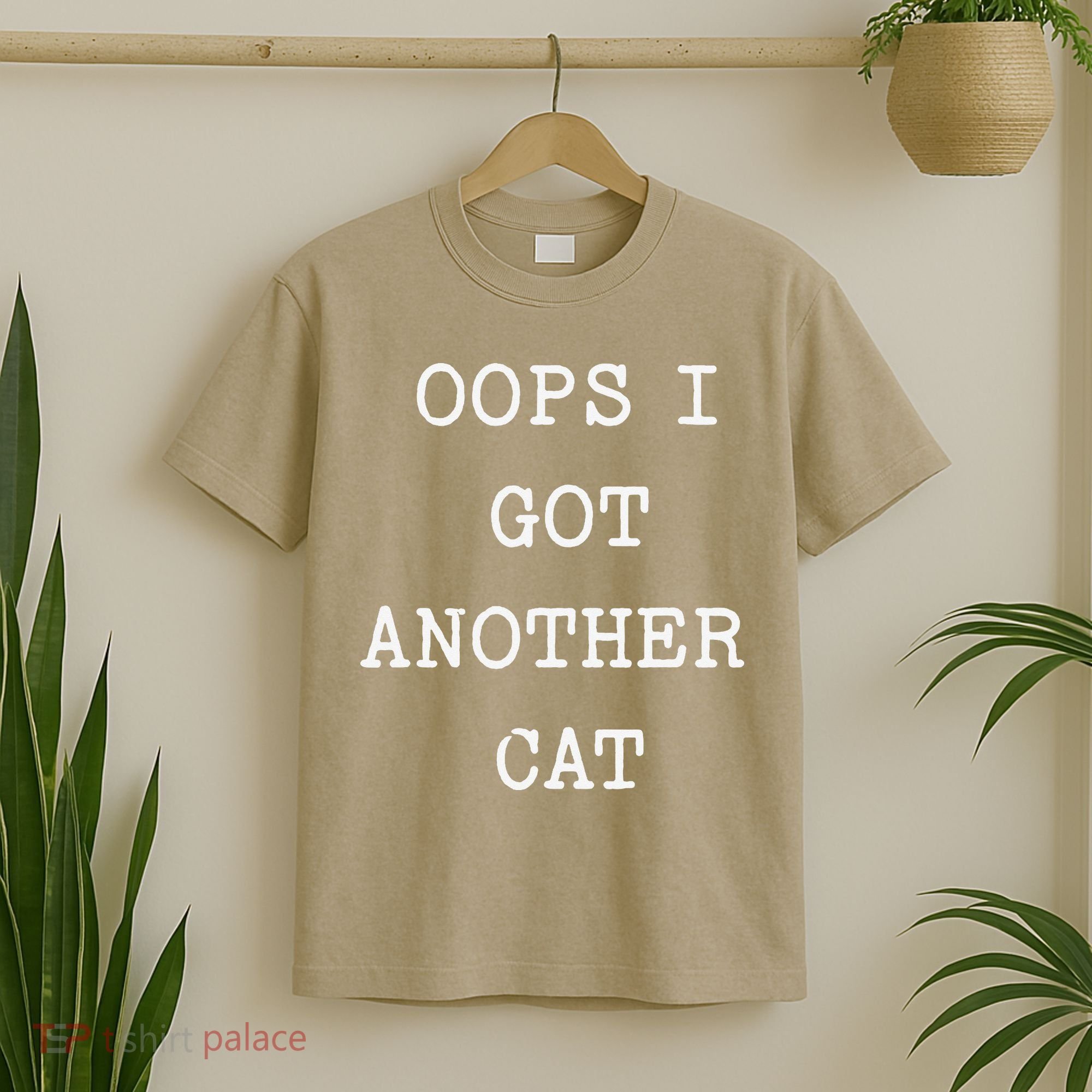 Sarcastic Quote Saying Gift Oops I Got Another Cat Mom T-Shirt