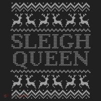 Sleigh Queen Ugly Christmas Sweater Funny Women's Sweatshirt thumb 2